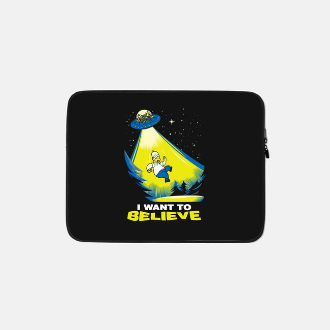 I Want To Believe-None-Zippered-Laptop Sleeve-dalethesk8er