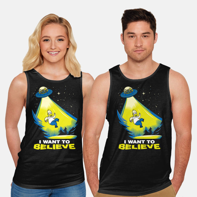 I Want To Believe-Unisex-Basic-Tank-dalethesk8er