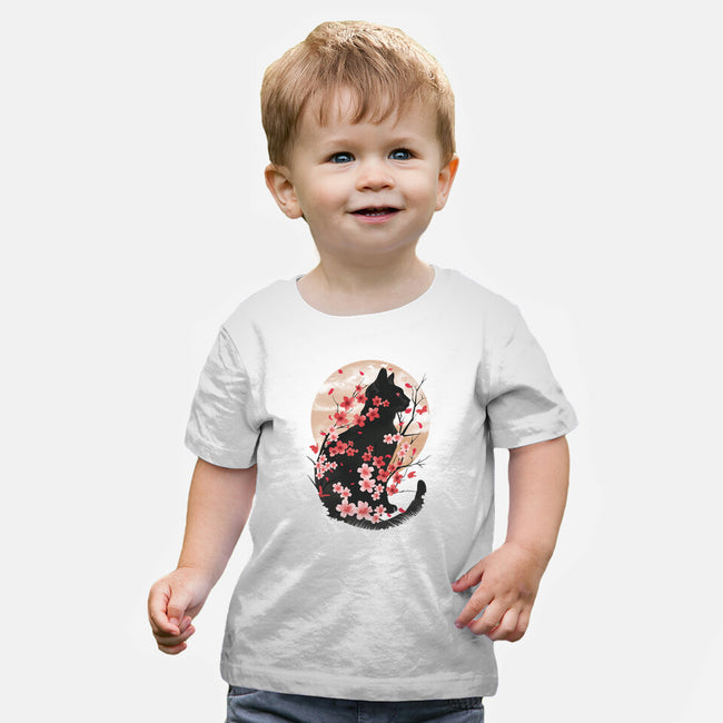 Black Sakura-Baby-Basic-Tee-dandingeroz