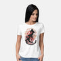 Black Sakura-Womens-Basic-Tee-dandingeroz