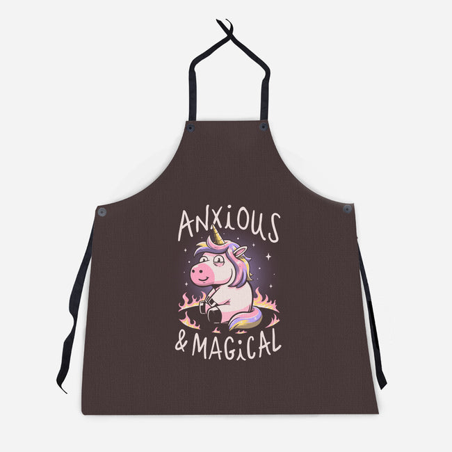 Anxious But Magical-Unisex-Kitchen-Apron-koalastudio