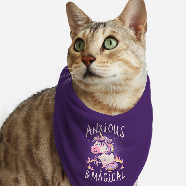 Anxious But Magical-Cat-Bandana-Pet Collar-koalastudio