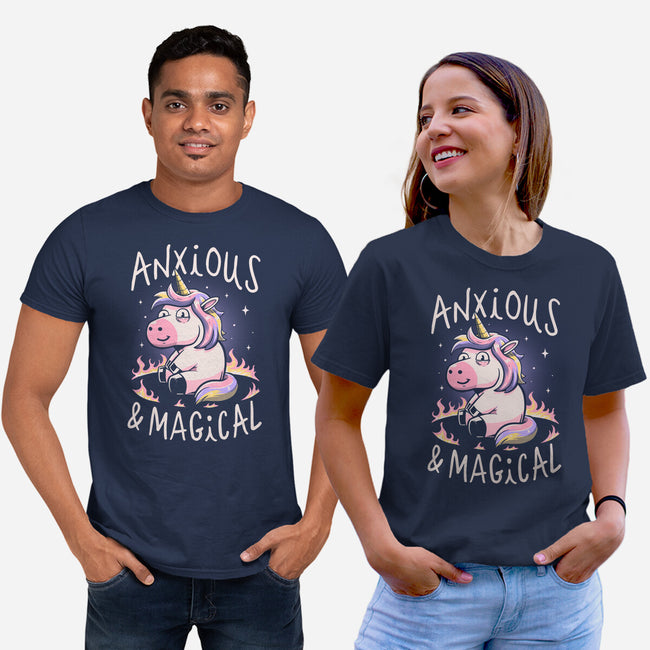 Anxious But Magical-Unisex-Basic-Tee-koalastudio