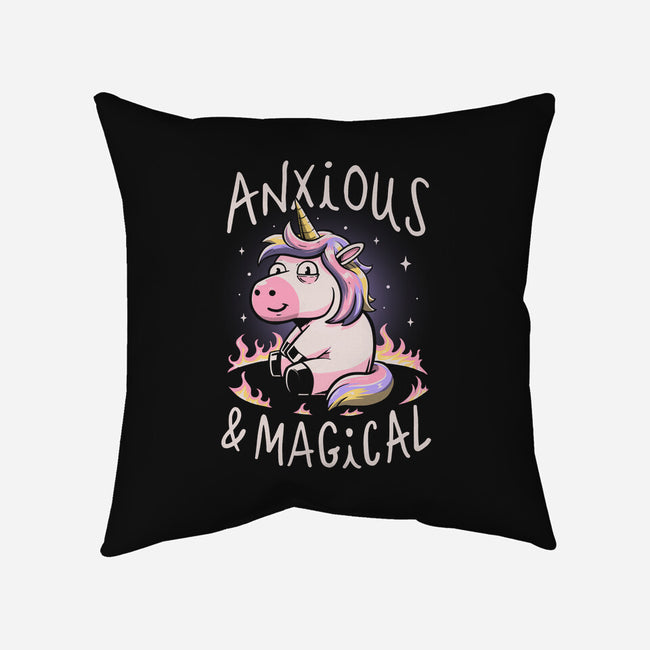 Anxious But Magical-None-Removable Cover w Insert-Throw Pillow-koalastudio