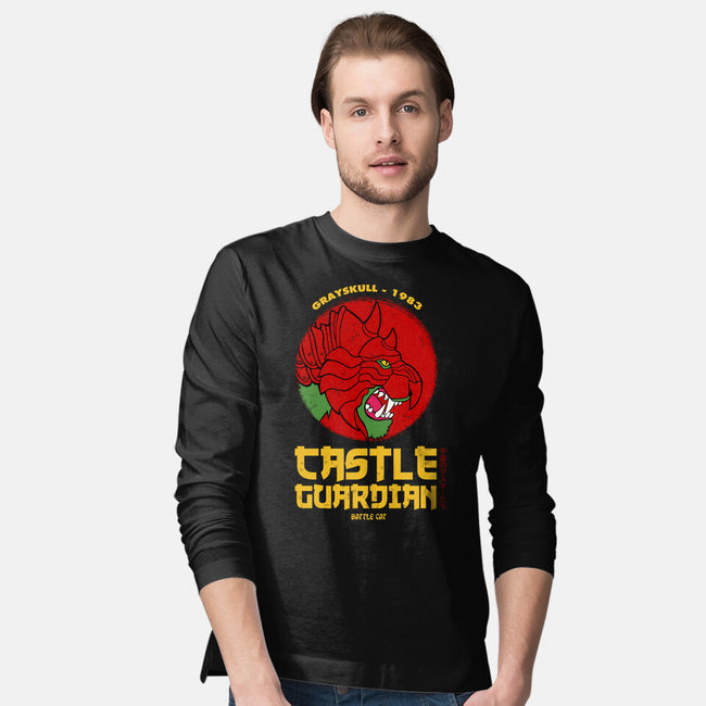 Castle Guardian-Mens-Long Sleeved-Tee-Melonseta