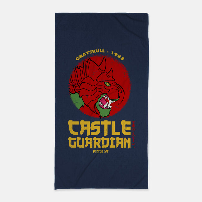 Castle Guardian-None-Beach-Towel-Melonseta