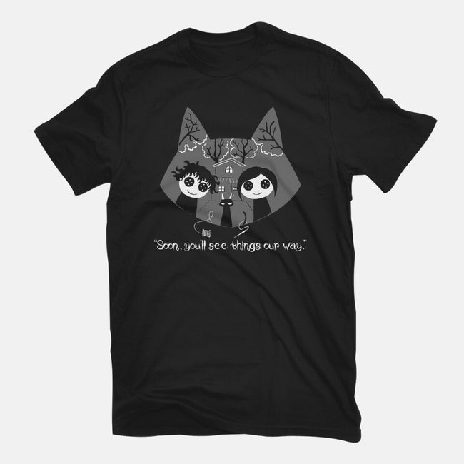 Button Eyes-Unisex-Basic-Tee-naomori