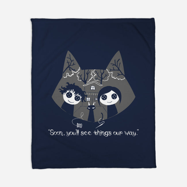 Button Eyes-None-Fleece-Blanket-naomori