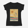 Summer Day Off-Womens-V-Neck-Tee-dfonseca