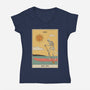 Summer Day Off-Womens-V-Neck-Tee-dfonseca