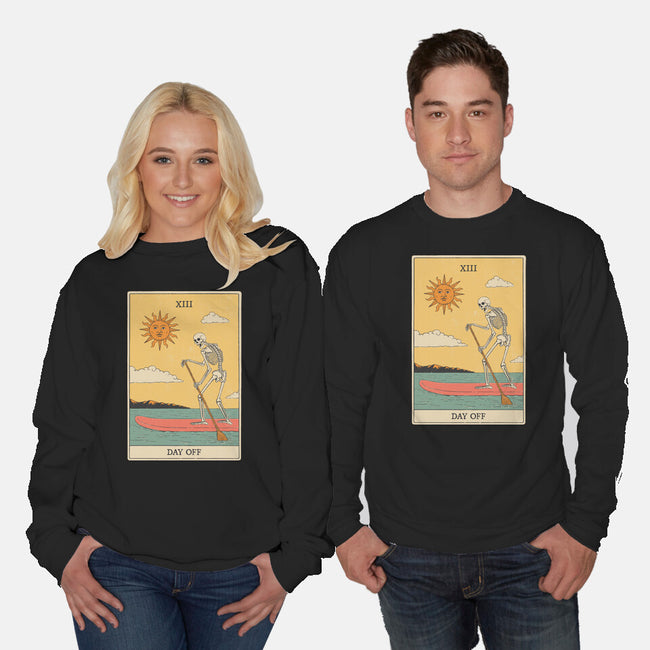 Summer Day Off-Unisex-Crew Neck-Sweatshirt-dfonseca