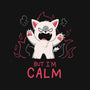 But I'm Calm-None-Removable Cover w Insert-Throw Pillow-yumie