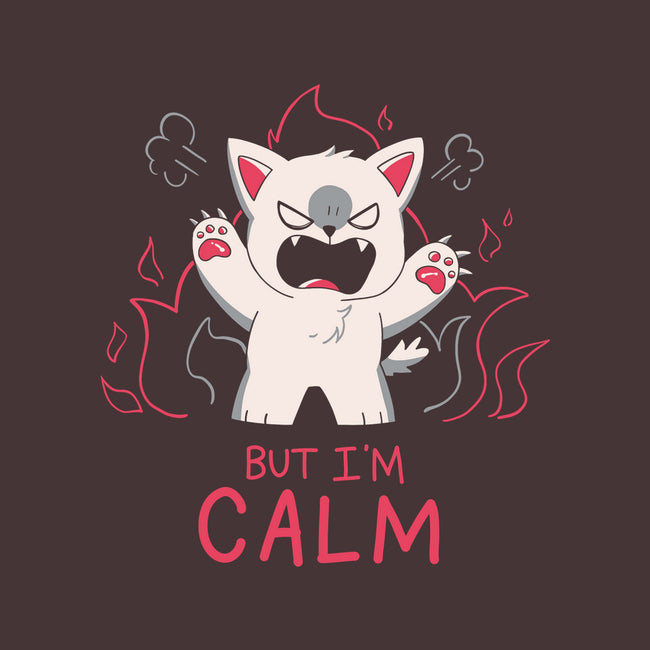 But I'm Calm-None-Removable Cover w Insert-Throw Pillow-yumie