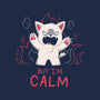 But I'm Calm-None-Polyester-Shower Curtain-yumie