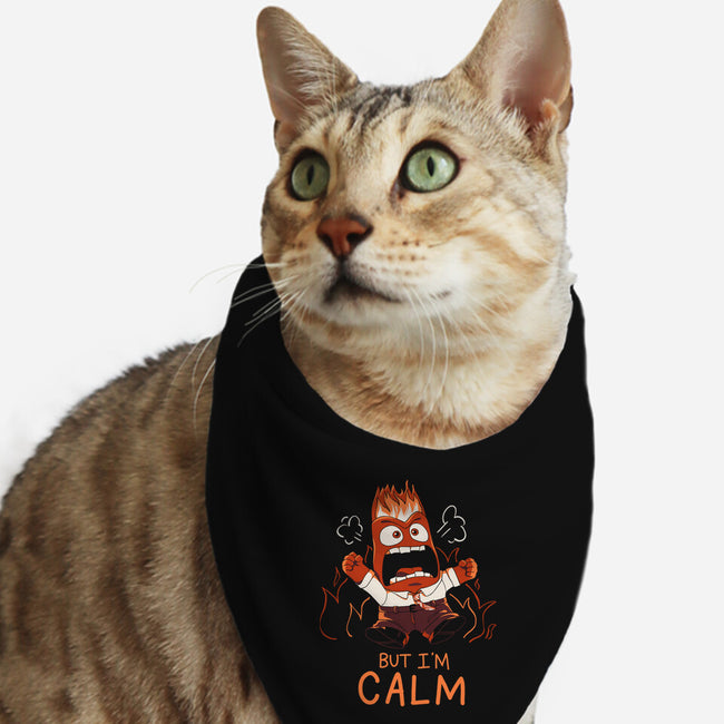 I Am Calm-Cat-Bandana-Pet Collar-yumie