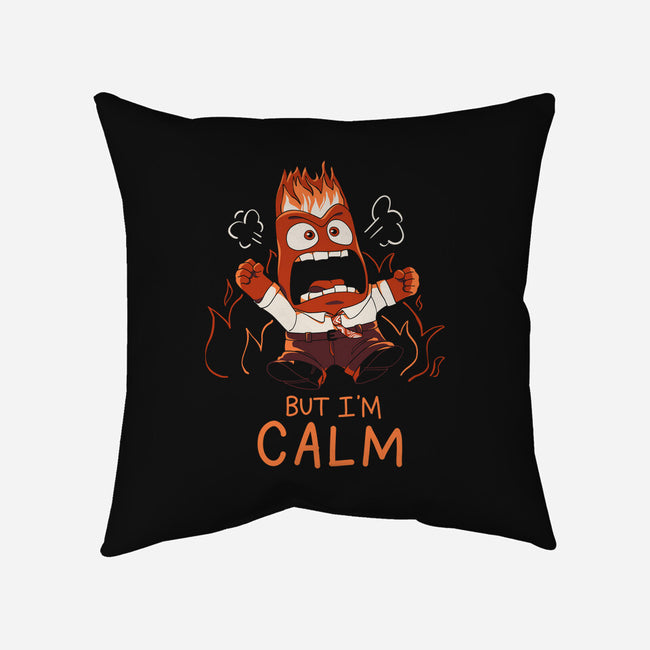 I Am Calm-None-Non-Removable Cover w Insert-Throw Pillow-yumie