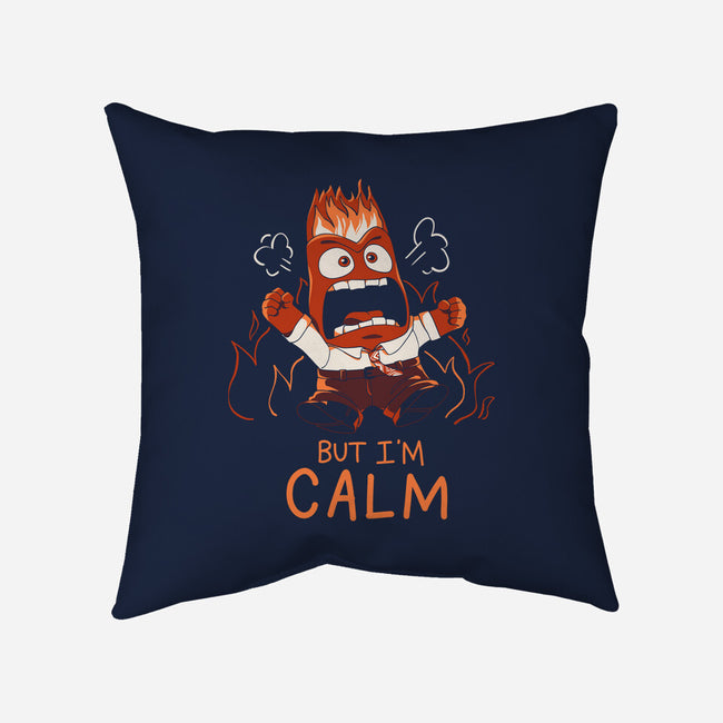 I Am Calm-None-Non-Removable Cover w Insert-Throw Pillow-yumie