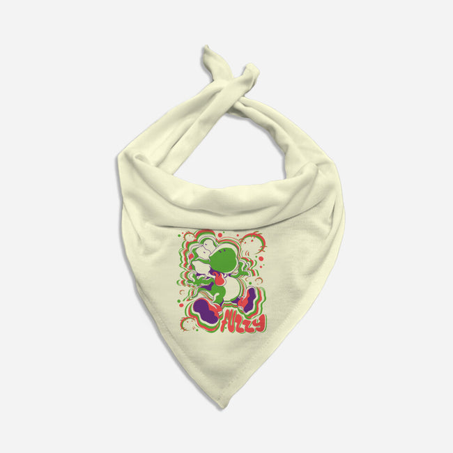 Fuzzy Dino-Cat-Bandana-Pet Collar-estudiofitas