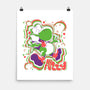 Fuzzy Dino-None-Matte-Poster-estudiofitas