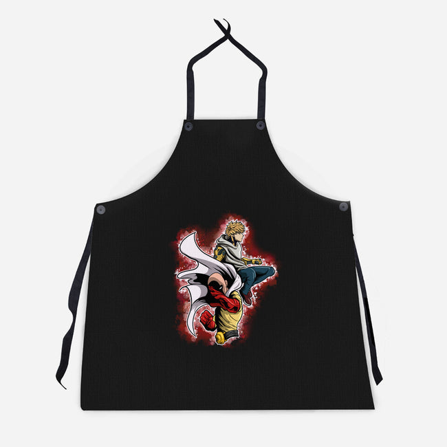 Two Heroes And One Punch-Unisex-Kitchen-Apron-nickzzarto