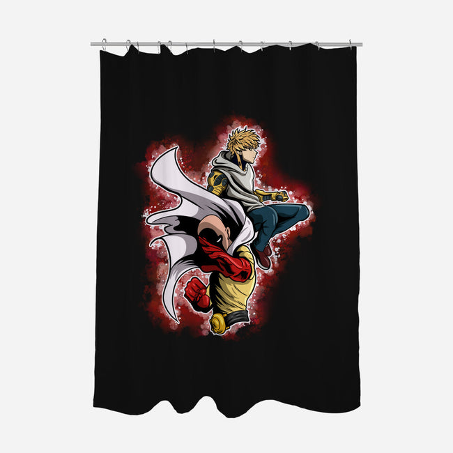 Two Heroes And One Punch-None-Polyester-Shower Curtain-nickzzarto