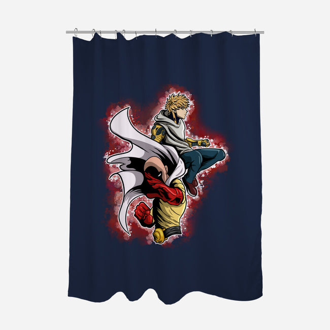 Two Heroes And One Punch-None-Polyester-Shower Curtain-nickzzarto