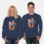 Two Heroes And One Punch-Unisex-Crew Neck-Sweatshirt-nickzzarto