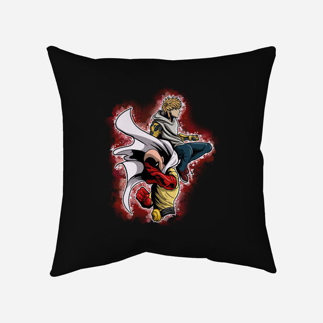 Two Heroes And One Punch-None-Non-Removable Cover w Insert-Throw Pillow-nickzzarto