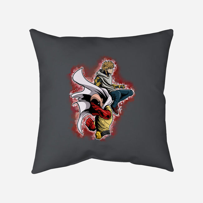 Two Heroes And One Punch-None-Non-Removable Cover w Insert-Throw Pillow-nickzzarto