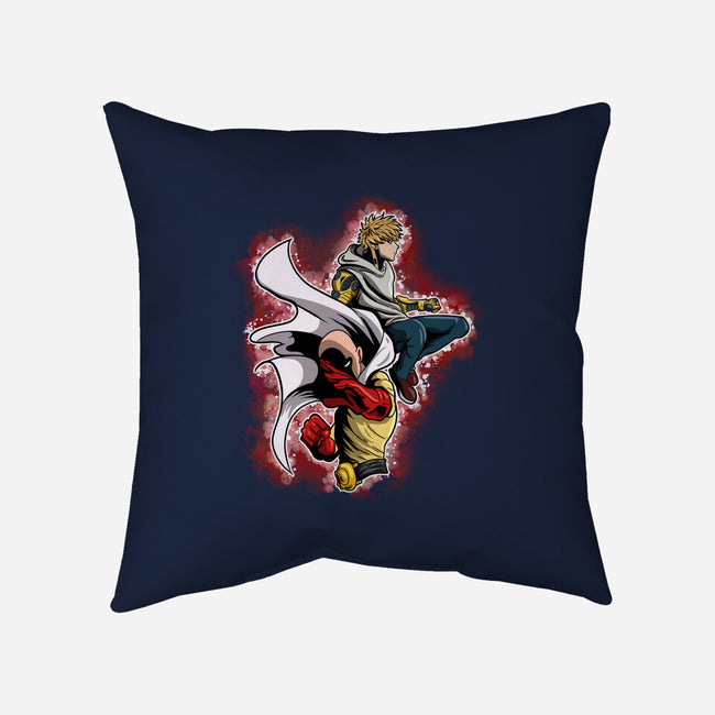 Two Heroes And One Punch-None-Removable Cover w Insert-Throw Pillow-nickzzarto