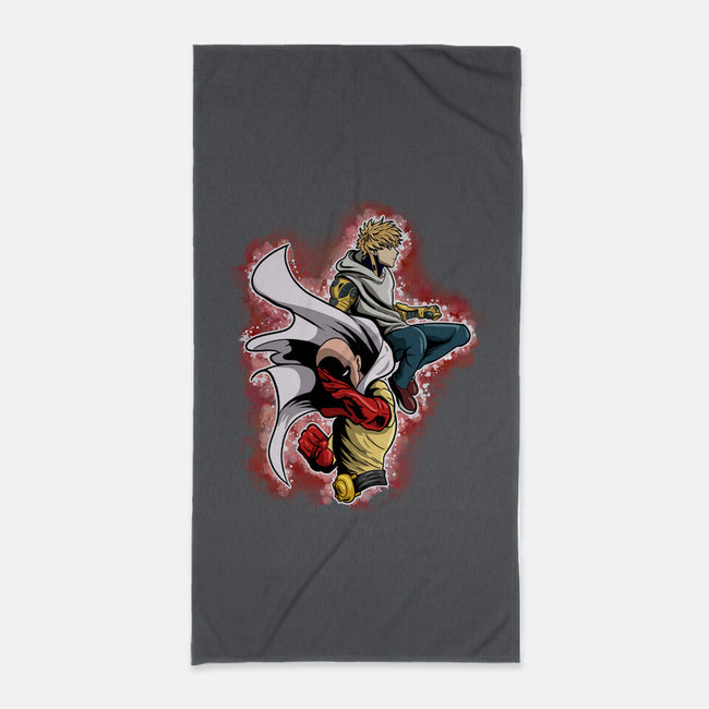 Two Heroes And One Punch-None-Beach-Towel-nickzzarto