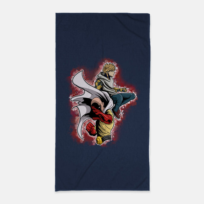 Two Heroes And One Punch-None-Beach-Towel-nickzzarto