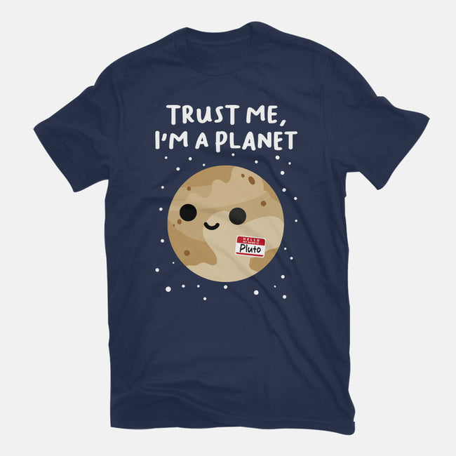 Trust Me I'm A Planet-Womens-Fitted-Tee-DrMonekers