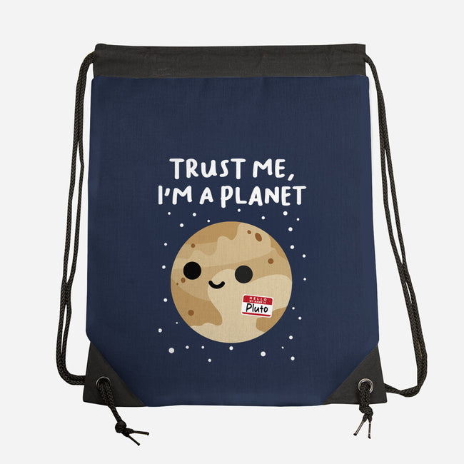 Trust Me I'm A Planet-None-Drawstring-Bag-DrMonekers