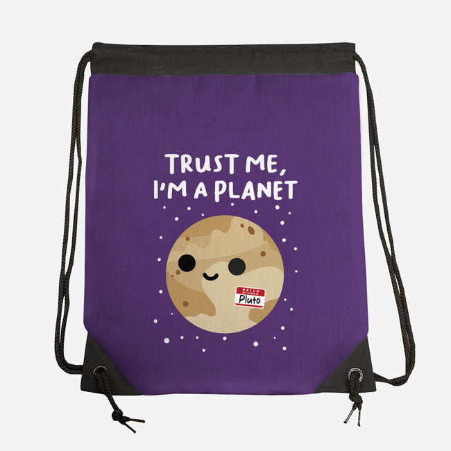 Trust Me I'm A Planet-None-Drawstring-Bag-DrMonekers