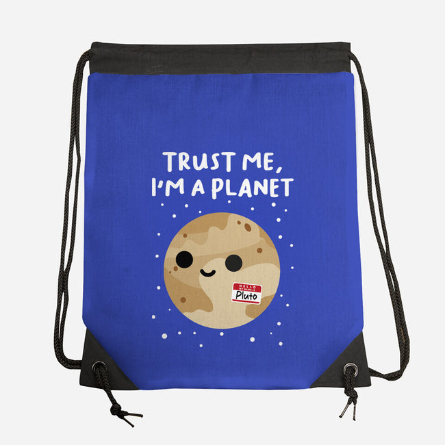 Trust Me I'm A Planet-None-Drawstring-Bag-DrMonekers