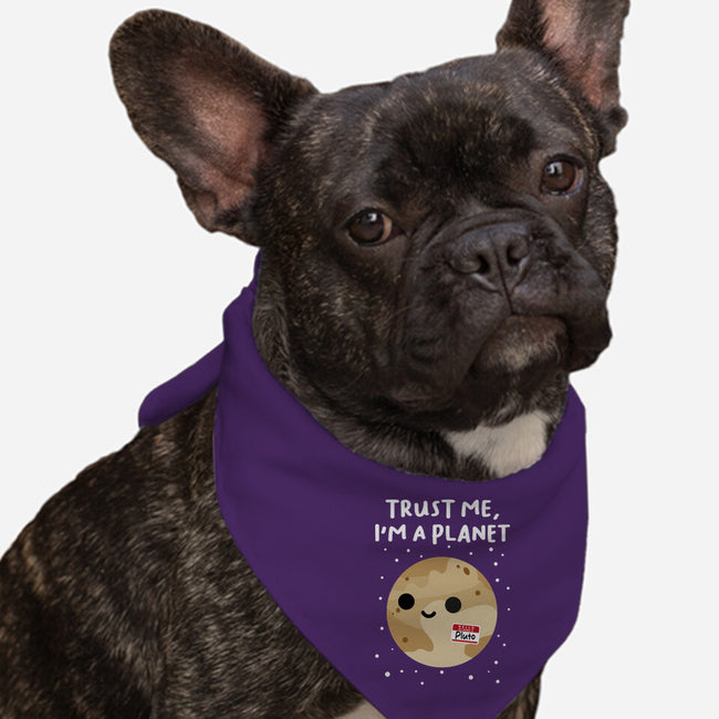 Trust Me I'm A Planet-Dog-Bandana-Pet Collar-DrMonekers