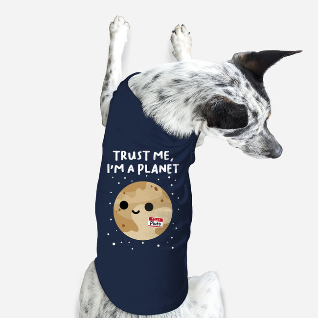 Trust Me I'm A Planet-Dog-Basic-Pet Tank-DrMonekers