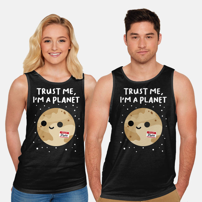 Trust Me I'm A Planet-Unisex-Basic-Tank-DrMonekers