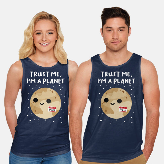 Trust Me I'm A Planet-Unisex-Basic-Tank-DrMonekers