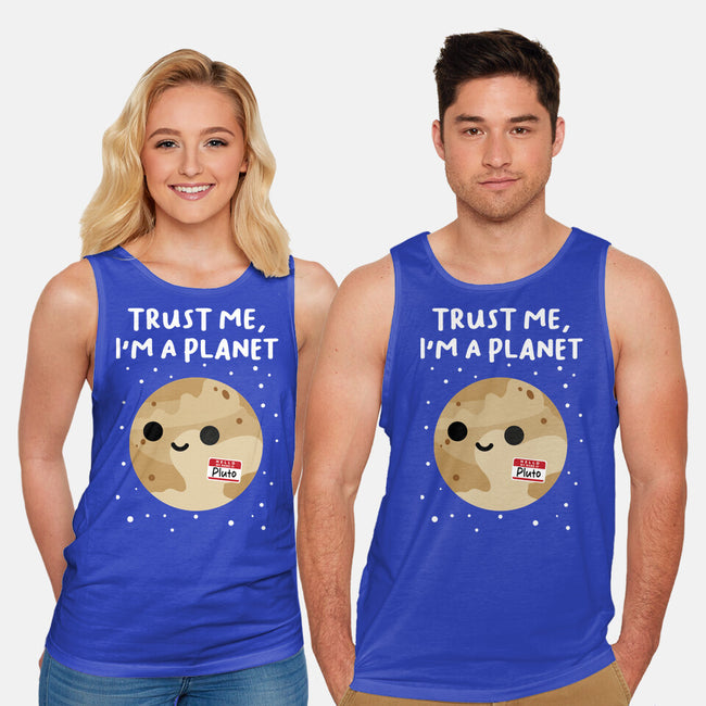 Trust Me I'm A Planet-Unisex-Basic-Tank-DrMonekers