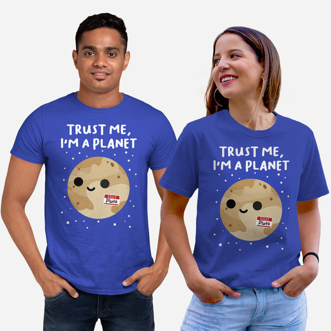 Trust Me I'm A Planet-Unisex-Basic-Tee-DrMonekers