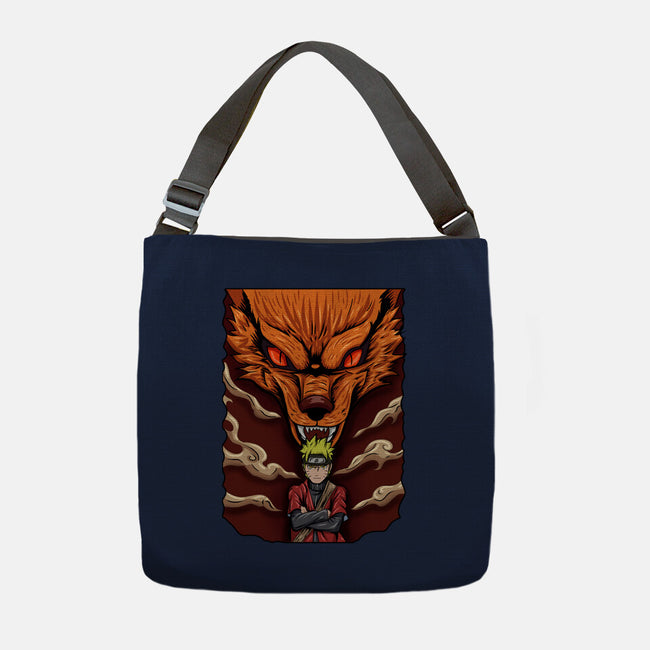 Power Of Kyubi-None-Adjustable Tote-Bag-nickzzarto