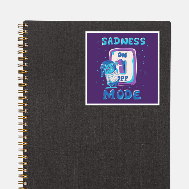 Sadness Mode-None-Glossy-Sticker-yumie