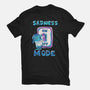 Sadness Mode-Womens-Fitted-Tee-yumie