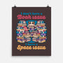 Cat Books Library-None-Matte-Poster-Studio Mootant