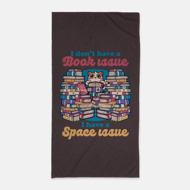 Cat Books Library-None-Beach-Towel-Studio Mootant