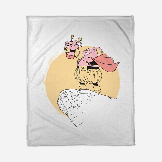 Prince Kirbuu-None-Fleece-Blanket-naomori