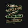 Spooky Towns-None-Zippered-Laptop Sleeve-glitchygorilla