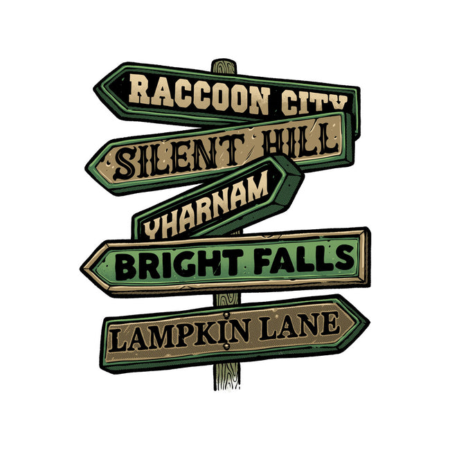 Spooky Towns-None-Glossy-Sticker-glitchygorilla